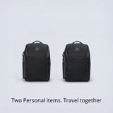 Zeeksack 2 × The Underseat 15L (svart) – produktene vist sammen som et sett.
