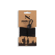 Zeeksack Elastisk bagasjerem (svart) – kartongemballasje med logo.